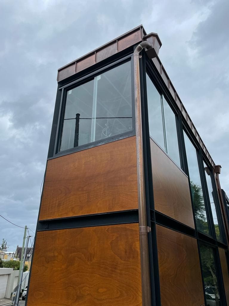 External cladding finish